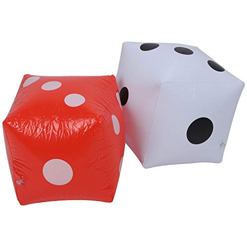 OVAQUIXI Würfel Ballon Spaß Lehring Outdoor -Spielzeug PVC Aufblasbare Handwerksvorräte für Poolpartys von OVAQUIXI