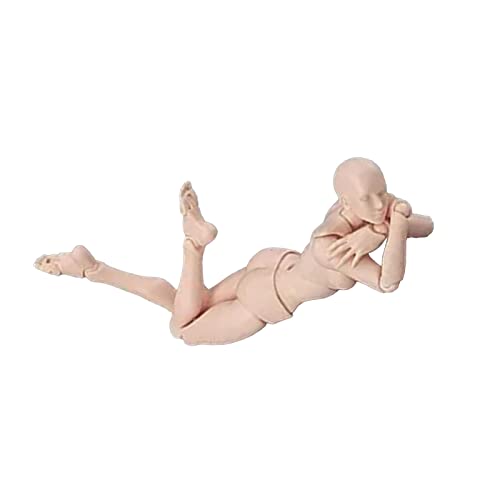 OVAQUIXI Zeichnungsfigur Model Posenable PVC Actionfigur Körper mit Halter Zum Malen von Skizzieren Desktop -Dekor für Kunstliebhaber (Frau) von OVAQUIXI