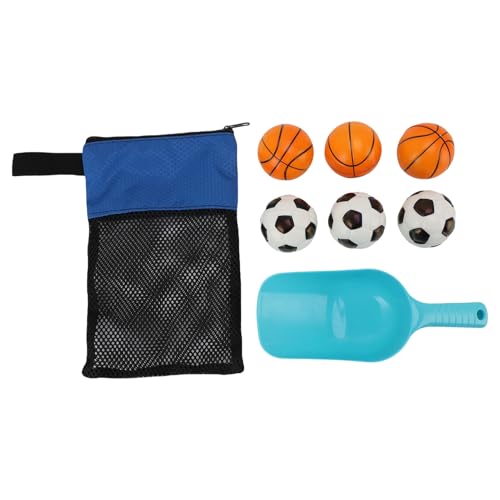 Outdoor Beach Toss Game Set mit 3 Fußballbällen 3 Basketballs 1 Schaufel und Mesh -Tasche für Familienversammlungen Picknicks Camping und Strandspaß Outdoor Beach Toss Game Set mit 3 Fußballbällen 3 Basketballs 1 Schaufel und Mesh -Tasche für Familienversammlungen Picknicks Camping und Strandspaß von OVAQUIXI