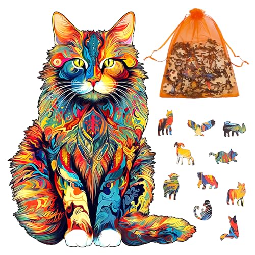 OVBOVA Holzpuzzle Erwachsene, Holzpuzzle Katzen Erwachsene, Maine Katze Holz Puzzle Erwachsene, Wooden Puzzle Erwachsen Und Kinder, Holzpuzzle Tierform Und Kinder OVBOVA Holzpuzzle Erwachsene, Holzpuzzle Katzen Erwachsene, Maine Katze Holz Puzzle Erwachsene, Wooden Puzzle Erwachsen Und Kinder, Holzpuzzle Tierform Und Kinder von OVBOVA