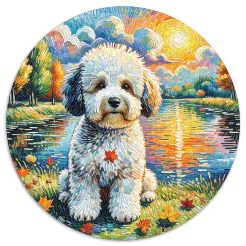 1000 Puzzle Erwachsene Ausgeklügelte Runde Puzzles Stücke Jigsaw Spielzeug Für Erwachsene & Kinder von OWBASKPOZ