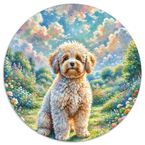 1000 TeilePuzzle - Haustier HundRundesPuzzleg FürErwachsene Und Kinder Ab1000pcs (67.5x67.5cm) von OWBASKPOZ