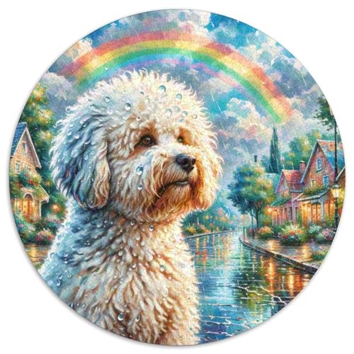 1000 TeilePuzzle RundesHaustier Hund Für Erwachsene Und Kinder AbPuzzleg1000pcs (67.5x67.5cm) von OWBASKPOZ