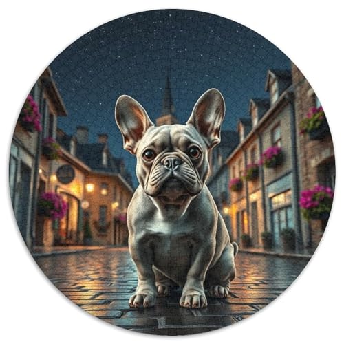 1000 TeilePuzzle RundesHaustier Hund Für Erwachsene Und Kinder AbPuzzleg1000pcs (67.5x67.5cm) von OWBASKPOZ