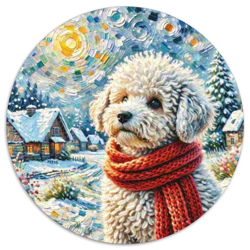 1000 TeilePuzzleRundesfürErwachsene UndKinder AbPuzzleg Haustier Hundnspruchsvoll1000pcs (67.5x67.5cm) von OWBASKPOZ