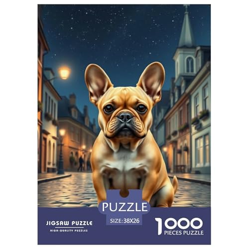 Bulldogs Puzzle 1000 Teile Schwer Puzzle Spielzeug Lernspiel Impossible Haustier Hund Herausforderung Spielzeug Für Erwachsene Und Kinder Ab 14 Jahren 38x26cm/1000pcs Bulldogs Puzzle 1000 Teile Schwer Puzzle Spielzeug Lernspiel Impossible Haustier Hund Herausforderung Spielzeug Für Erwachsene Und Kinder Ab 14 Jahren 38x26cm/1000pcs von OWBASKPOZ