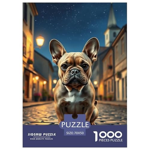Bulldogs Puzzles 1000 Teile Schwer Puzzle Spielzeug Pädagogisches Spiel Impossible Haustier Hund Herausforderungsspielzeug Für Erwachsene Und Kinder Ab 14 Jahren 70x50cm/1000pcs Bulldogs Puzzles 1000 Teile Schwer Puzzle Spielzeug Pädagogisches Spiel Impossible Haustier Hund Herausforderungsspielzeug Für Erwachsene Und Kinder Ab 14 Jahren 70x50cm/1000pcs von OWBASKPOZ