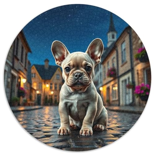 Bulldogs1000 Teile Puzzles Geschenk, Hobby PuzzleHaustier Hund Für ErwachseneKinder Ab1000pcs (67.5x67.5cm) von OWBASKPOZ