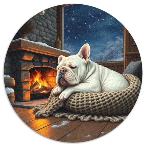 BulldogsPuzzle Für ErwachseneKinder Ab Puzzles 1000 Teile Haustier HundGeschenk, Hobby1000pcs (67.5x67.5cm) von OWBASKPOZ