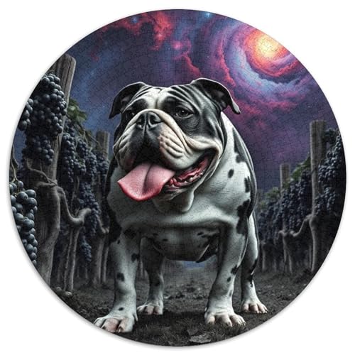 BulldogsPuzzle Für ErwachseneKinder Ab Puzzles 1000 Teile Haustier HundGeschenk, Hobby1000pcs (67.5x67.5cm) von OWBASKPOZ