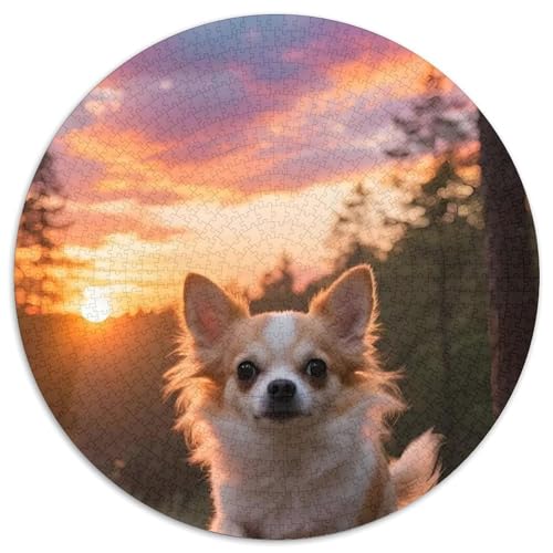 ChihuahuaPuzzle 1000 Teile Für Erwachsene Kinder Originelle Geschenke FürHaustier HundLernspiel Herausforderungsspielzeug1000pcs (67.5x67.5cm) von OWBASKPOZ