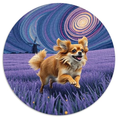 ChihuahuaPuzzle Für ErwachseneKinder Ab Puzzles 1000 Teile Haustier HundGeschenk, Hobby1000pcs (67.5x67.5cm) von OWBASKPOZ