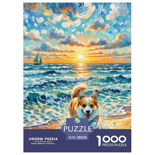 Corgi Puzzle 1000 Teile Schwer Puzzle Spielzeug Lernspiel Impossible Haustierhund Herausforderung Spielzeug Für Erwachsene Kinder 38x26cm/1000pcs Corgi Puzzle 1000 Teile Schwer Puzzle Spielzeug Lernspiel Impossible Haustierhund Herausforderung Spielzeug Für Erwachsene Kinder 38x26cm/1000pcs von OWBASKPOZ