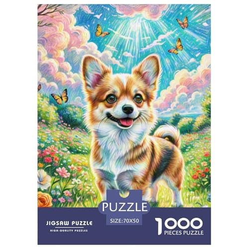 Corgi Puzzle 1000 Teile Schwer Puzzle Spielzeug Lernspiel Impossible Haustierhund Herausforderung Spielzeug Für Erwachsene Kinder 70x50cm/1000pcs Corgi Puzzle 1000 Teile Schwer Puzzle Spielzeug Lernspiel Impossible Haustierhund Herausforderung Spielzeug Für Erwachsene Kinder 70x50cm/1000pcs von OWBASKPOZ