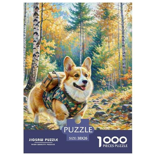 Corgi Puzzle 1000 Teile Schwer Puzzle Spielzeug Pädagogisches Spiel Impossible Haustierhund Herausforderungsspielzeug Für Erwachsene Kinder 38x26cm/1000pcs Corgi Puzzle 1000 Teile Schwer Puzzle Spielzeug Pädagogisches Spiel Impossible Haustierhund Herausforderungsspielzeug Für Erwachsene Kinder 38x26cm/1000pcs von OWBASKPOZ