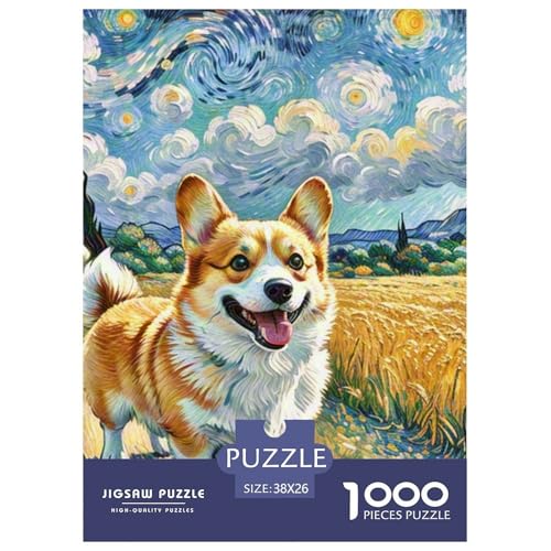 Corgi Puzzle 1000 Teile Schwer Puzzle Spielzeug Pädagogisches Spiel Impossible Haustierhund Herausforderungsspielzeug Für Erwachsene Und Kinder Ab 12 Jahren 38x26cm/1000pcs Corgi Puzzle 1000 Teile Schwer Puzzle Spielzeug Pädagogisches Spiel Impossible Haustierhund Herausforderungsspielzeug Für Erwachsene Und Kinder Ab 12 Jahren 38x26cm/1000pcs von OWBASKPOZ
