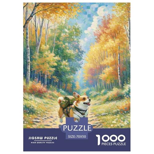 Corgi Puzzle 1000-teilige Schwer Puzzle Spielzeug Lernspiel Impossible Haustierhund Herausforderung Spielzeug Für Erwachsene Kinder 70x50cm/1000pcs Corgi Puzzle 1000-teilige Schwer Puzzle Spielzeug Lernspiel Impossible Haustierhund Herausforderung Spielzeug Für Erwachsene Kinder 70x50cm/1000pcs von OWBASKPOZ
