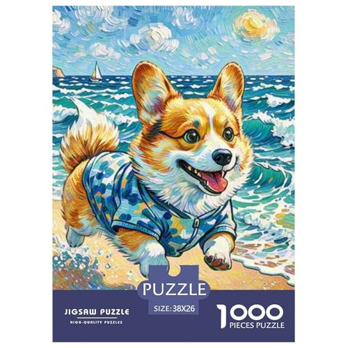 Corgi Puzzle 1000-teilige Schwer Puzzle Spielzeug Lernspiel Impossible Haustierhund Herausforderungsspielzeug Für Erwachsene Und Kinder Ab 14 Jahren 38x26cm/1000pcs Corgi Puzzle 1000-teilige Schwer Puzzle Spielzeug Lernspiel Impossible Haustierhund Herausforderungsspielzeug Für Erwachsene Und Kinder Ab 14 Jahren 38x26cm/1000pcs von OWBASKPOZ