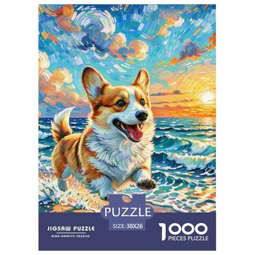 Corgi Puzzles 1000 Teile Schwer Puzzle Spielzeug Pädagogisches Spiel Impossible Haustierhund Herausforderung Spielzeug Für Erwachsene Kinder 38x26cm/1000pcs Corgi Puzzles 1000 Teile Schwer Puzzle Spielzeug Pädagogisches Spiel Impossible Haustierhund Herausforderung Spielzeug Für Erwachsene Kinder 38x26cm/1000pcs von OWBASKPOZ