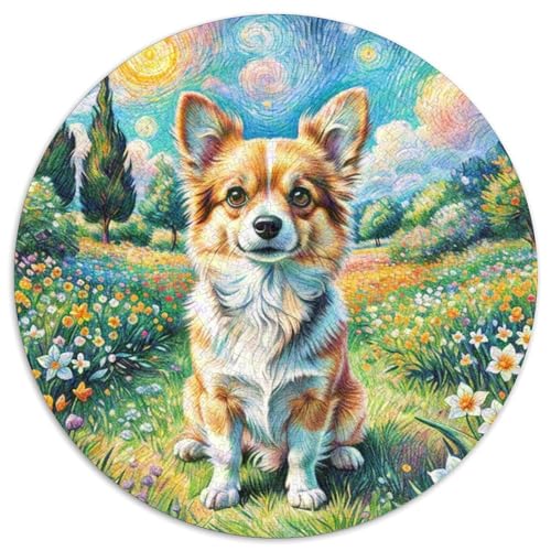 Corgi1000 Teile Für Erwachsene Und Kinder Puzzle Jigsaw Lernspiel HaustierhundHerausforderungsspielzeug1000pcs (67.5x67.5cm) von OWBASKPOZ