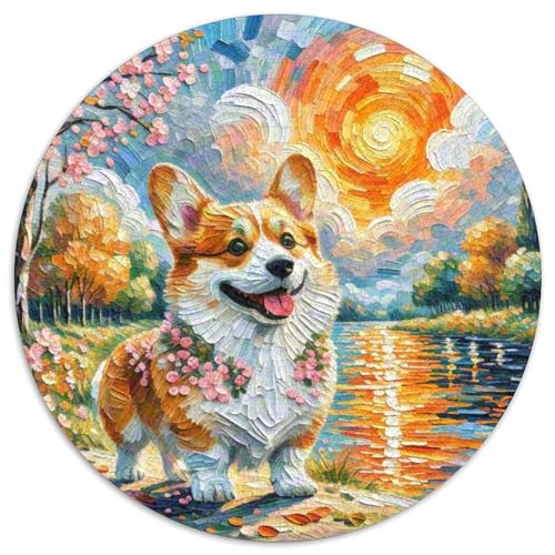 CorgiJigsaw 1000 Teile Für Erwachsene Und Kinder, Puzzle 1000 Teile Puzzles HaustierhundGameGeschenk,1000pcs (67.5x67.5cm) von OWBASKPOZ