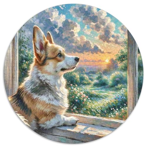 CorgiJigsaw 1000 Teile PuzzleHaustierhund Puzzles ErwachsenenKinder AbGeschenki 1000pcs (67.5x67.5cm) von OWBASKPOZ