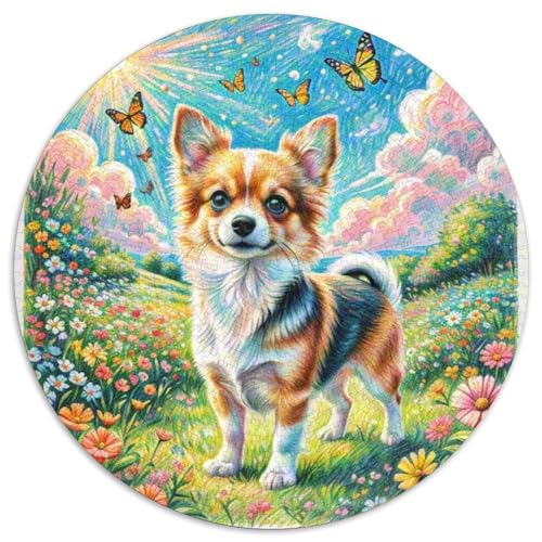 CorgiPuzzle 1000 Teilefür Erwachsene Und Kinder, 1000 TeileHaustierhund Puzzles Game Jigsaw Geschenk,1000pcs (67.5x67.5cm) von OWBASKPOZ