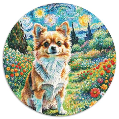 CorgiRundes Puzzle 1000 Stück Spielzeug Für Erwachsene Und Kinder HaustierhundPuzzles Jigsaw1000pcs (67.5x67.5cm) von OWBASKPOZ