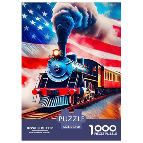 Dampfzug Puzzle 1000 Teile Schwer Puzzle Spielzeug Lernspiel Impossible Herausforderung Spielzeug Für Erwachsene Kinder 70x50cm/1000pcs Dampfzug Puzzle 1000 Teile Schwer Puzzle Spielzeug Lernspiel Impossible Herausforderung Spielzeug Für Erwachsene Kinder 70x50cm/1000pcs von OWBASKPOZ