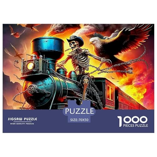 Dampfzug Puzzle 1000 Teile Schwer Puzzle Spielzeug Lernspiel Impossible Herausforderungsspielzeug Für Erwachsene Kinder 70x50cm/1000pcs Dampfzug Puzzle 1000 Teile Schwer Puzzle Spielzeug Lernspiel Impossible Herausforderungsspielzeug Für Erwachsene Kinder 70x50cm/1000pcs von OWBASKPOZ