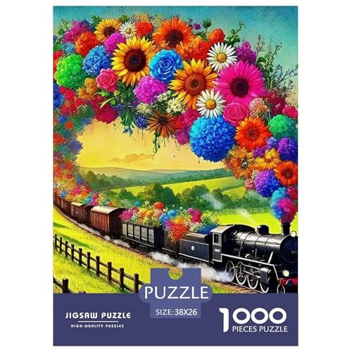 Dampfzug Puzzle 1000 Teile Schwer Puzzle Spielzeug Lernspiel Impossible Herausforderungsspielzeug Für Erwachsene Und Kinder Ab 14 Jahren 38x26cm/1000pcs Dampfzug Puzzle 1000 Teile Schwer Puzzle Spielzeug Lernspiel Impossible Herausforderungsspielzeug Für Erwachsene Und Kinder Ab 14 Jahren 38x26cm/1000pcs von OWBASKPOZ