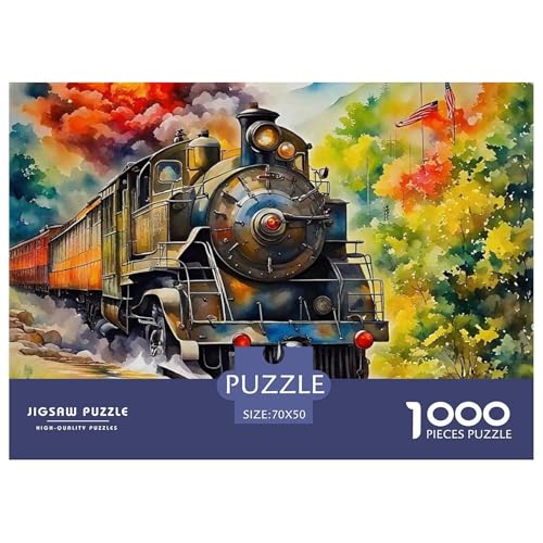 Dampfzug Puzzle 1000 Teile Schwer Puzzle Spielzeug Lernspiel Impossible Herausforderungsspielzeug Für Erwachsene Und Kinder Ab 14 Jahren 70x50cm/1000pcs Dampfzug Puzzle 1000 Teile Schwer Puzzle Spielzeug Lernspiel Impossible Herausforderungsspielzeug Für Erwachsene Und Kinder Ab 14 Jahren 70x50cm/1000pcs von OWBASKPOZ