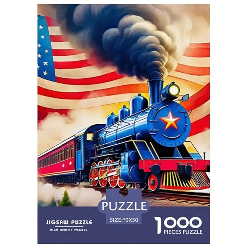 Dampfzug Puzzle 1000 Teile Schwer Puzzle Spielzeug Pädagogisches Spiel Impossible Herausforderungsspielzeug Für Erwachsene Und Kinder Ab 12 Jahren 70x50cm/1000pcs Dampfzug Puzzle 1000 Teile Schwer Puzzle Spielzeug Pädagogisches Spiel Impossible Herausforderungsspielzeug Für Erwachsene Und Kinder Ab 12 Jahren 70x50cm/1000pcs von OWBASKPOZ