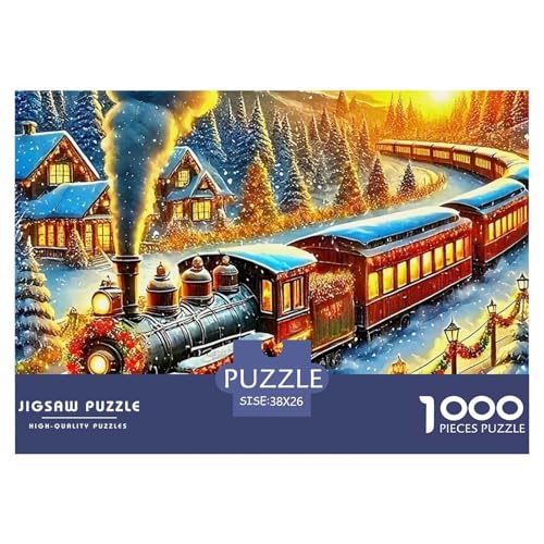 Dampfzug Puzzle 1000-teilige Schwer Puzzle Spielzeug Lernspiel Impossible Herausforderungsspielzeug Für Erwachsene Und Kinder Ab 12 Jahren 38x26cm/1000pcs Dampfzug Puzzle 1000-teilige Schwer Puzzle Spielzeug Lernspiel Impossible Herausforderungsspielzeug Für Erwachsene Und Kinder Ab 12 Jahren 38x26cm/1000pcs von OWBASKPOZ
