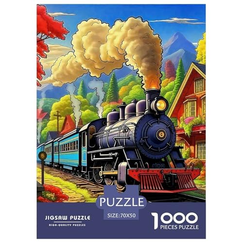 Dampfzug Puzzle 1000-teilige Schwer Puzzle Spielzeug Lernspiel Impossible Herausforderungsspielzeug Für Erwachsene Und Kinder Ab 12 Jahren 70x50cm/1000pcs Dampfzug Puzzle 1000-teilige Schwer Puzzle Spielzeug Lernspiel Impossible Herausforderungsspielzeug Für Erwachsene Und Kinder Ab 12 Jahren 70x50cm/1000pcs von OWBASKPOZ