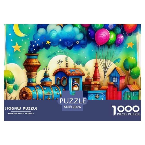 Dampfzug Puzzles 1000 Teile Schwer Puzzle Spielzeug Lernspiel Impossible Herausforderung Spielzeug Für Erwachsene Kinder 38x26cm/1000pcs Dampfzug Puzzles 1000 Teile Schwer Puzzle Spielzeug Lernspiel Impossible Herausforderung Spielzeug Für Erwachsene Kinder 38x26cm/1000pcs von OWBASKPOZ