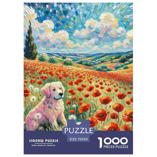 Der Labrador Retriever Puzzles 1000 Teile Schwer Puzzle Spielzeug Lernspiel Impossible Haustierhund Herausforderung Spielzeug Für Erwachsene Kinder 70x50cm/1000pcs Der Labrador Retriever Puzzles 1000 Teile Schwer Puzzle Spielzeug Lernspiel Impossible Haustierhund Herausforderung Spielzeug Für Erwachsene Kinder 70x50cm/1000pcs von OWBASKPOZ