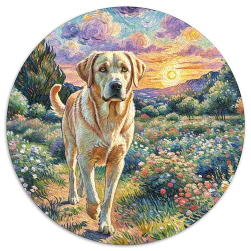 Der Labrador Retriever1000 Teile Für Erwachsene Und Kinder Puzzle Jigsaw Lernspiel HaustierhundHerausforderungsspielzeug1000pcs (67.5x67.5cm) von OWBASKPOZ