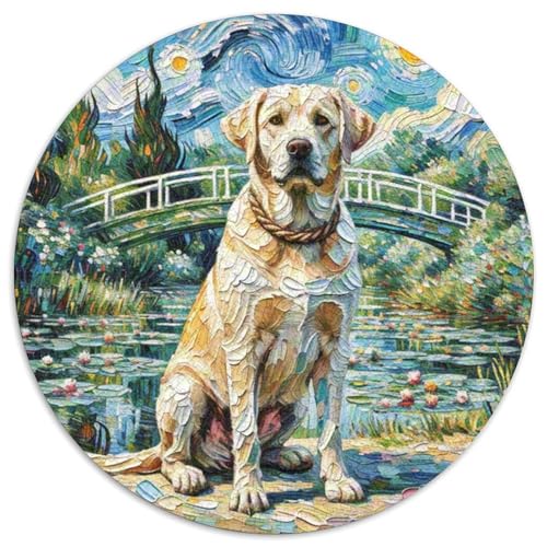 Der Labrador Retriever1000 Teile Puzzle Puzzlesfür ErwachseneKinder HaustierhundabGeschenk, Hobby1000pcs (67.5x67.5cm) von OWBASKPOZ