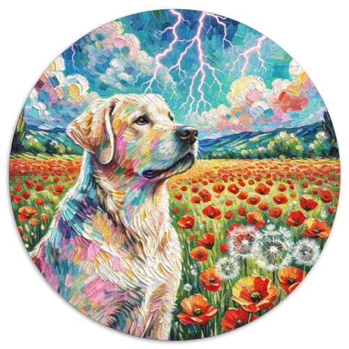 Der Labrador Retriever1000 Teile Puzzle Puzzlesfür ErwachseneKinder HaustierhundabGeschenk, Hobby1000pcs (67.5x67.5cm) von OWBASKPOZ
