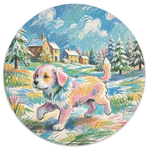Der Labrador Retriever1000 TeilePuzzlefürErwachsene Und Kinder AbRundes Puzzleg Der Labrador Retriever1000 TeilePuzzlefürErwachsene Und Kinder AbRundes Puzzleg von OWBASKPOZ