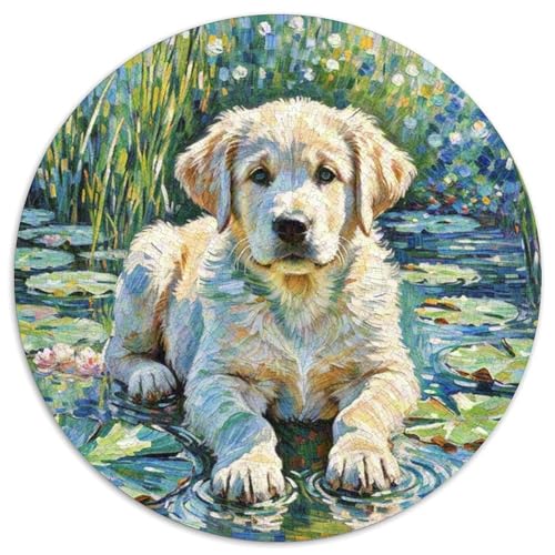 Der Labrador RetrieverPuzzle 1000 Teile, ErwachsenenKinder Ab PuzzlesHaustierhund JigsawGeschenki1000pcs (67.5x67.5cm) von OWBASKPOZ