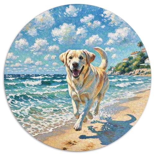 Der Labrador RetrieverPuzzle Für ErwachseneKinder Ab Puzzles 1000 Teile HaustierhundGeschenk, Hobby1000pcs (67.5x67.5cm) von OWBASKPOZ