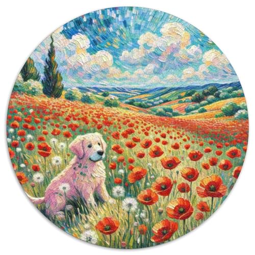 Der Labrador RetrieverPuzzles 1000 Teile Puzzle Für Erwachsene Und Kinder, Bunt Kunst Abstrakt HaustierhundJigsaw GameGeschenk,1000pcs (67.5x67.5cm) von OWBASKPOZ