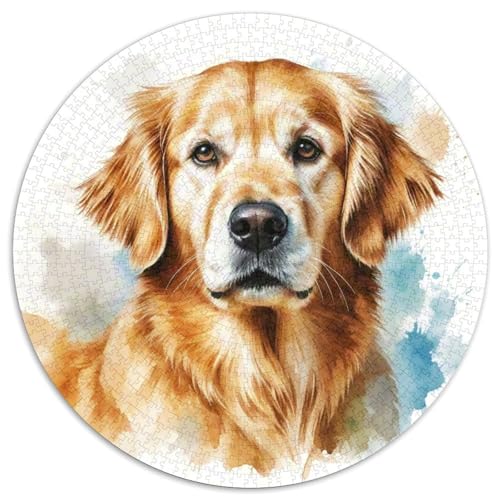 Der Labrador RetrieverPuzzles 1000 Teile Puzzle Für Erwachsene Und Kinder, Bunt Kunst Abstrakt HaustierhundJigsaw GameGeschenk,1000pcs (67.5x67.5cm) von OWBASKPOZ