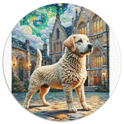 Der Labrador RetrieverRundes Puzzle 1000 Stück Spielzeug Für Erwachsene Und Kinder HaustierhundPuzzles Jigsaw1000pcs (67.5x67.5cm) von OWBASKPOZ