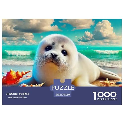 Dichtung Puzzle 1000 Teile Schwer Puzzle Spielzeug Lernspiel Impossible Herausforderungsspielzeug Für Erwachsene Und Kinder Ab 14 Jahren 70x50cm/1000pcs von OWBASKPOZ