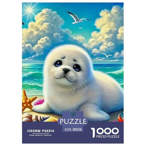 Dichtung Puzzle 1000-teilige Schwer Puzzle Spielzeug Lernspiel Impossible Herausforderungsspielzeug Für Erwachsene Kinder 38x26cm/1000pcs von OWBASKPOZ