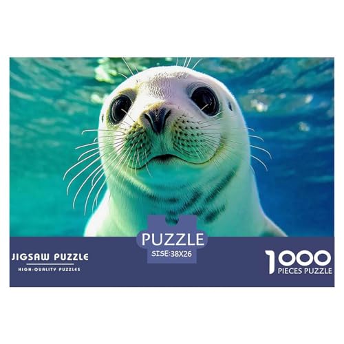Dichtung Puzzle 1000-teilige Schwer Puzzle Spielzeug Pädagogisches Spiel Impossible Herausforderungsspielzeug Für Erwachsene Kinder 38x26cm/1000pcs von OWBASKPOZ