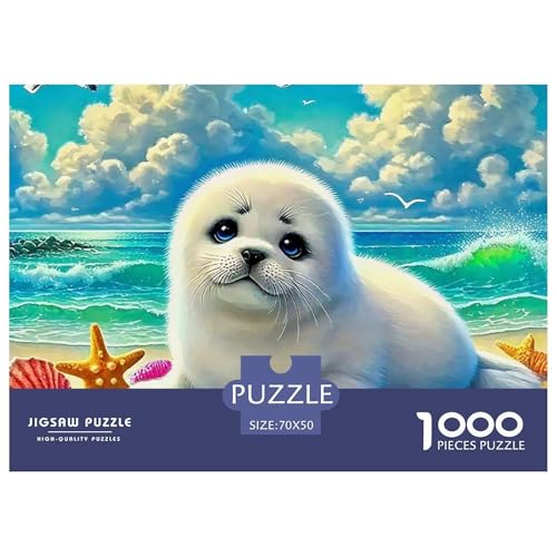 Dichtung Puzzles 1000 Teile Schwer Puzzle Spielzeug Lernspiel Impossible Herausforderungsspielzeug Für Erwachsene Und Kinder Ab 14 Jahren 70x50cm/1000pcs von OWBASKPOZ